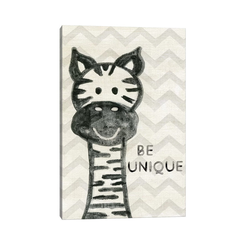 Safari Be Unique by Natalie Carpentieri - Wrapped Canvas Gallery-Wrapped Canvas Giclée, 20.32 cm H x 30.48 cm W