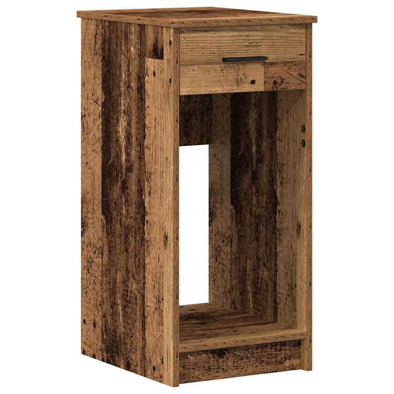 vidaXL Computer Tower Stand Engineered wood Compact, Old Wood
