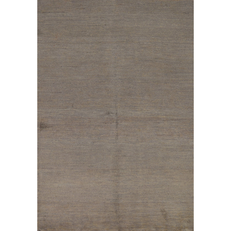 Tapis gris et beige Gabbeh