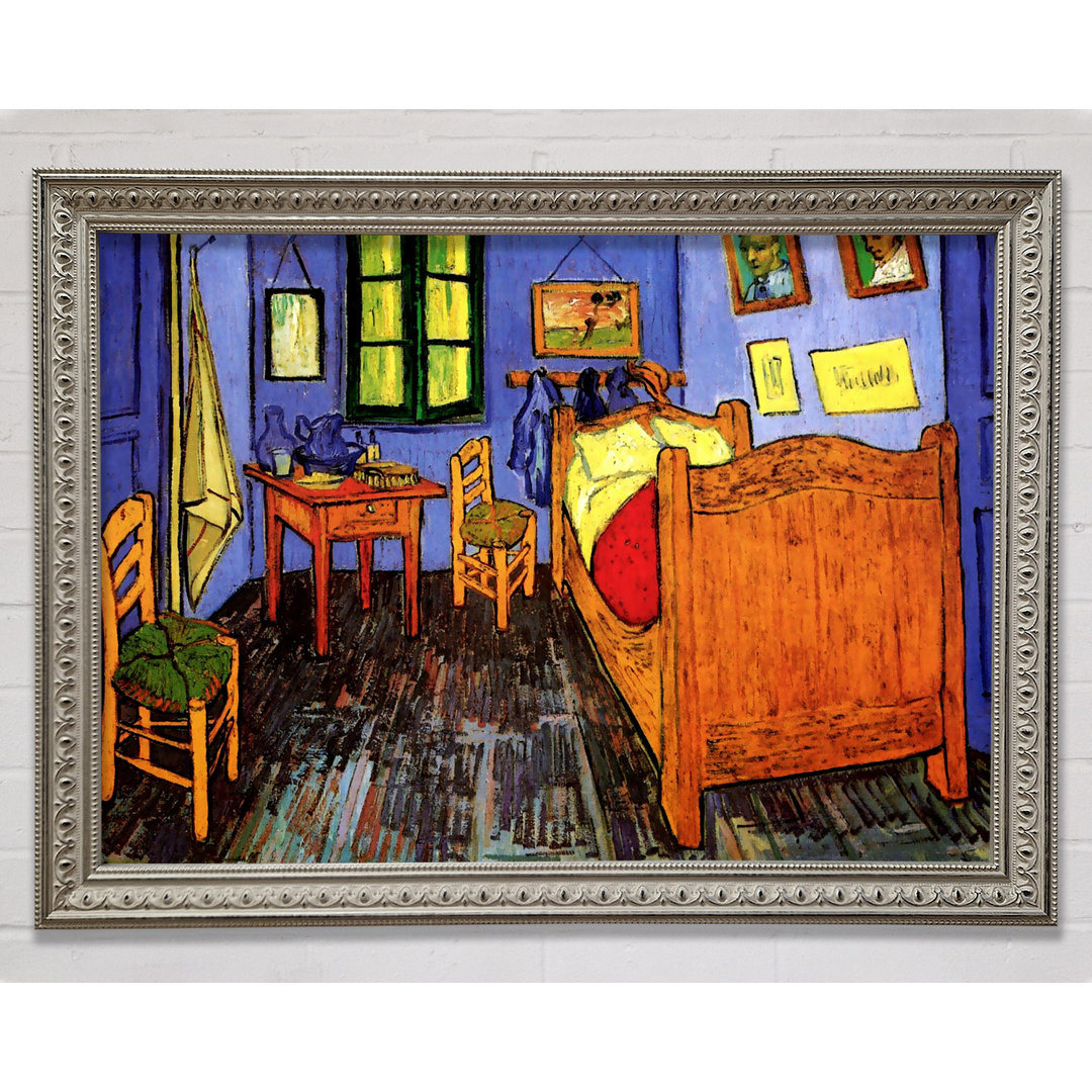 Schlafzimmer in Arles 6 von Vincent Van Gogh - Einzelne Bilderrahmen Kunstdrucke