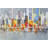 Color Splash Cityscape - Office Building Metal Print Decor