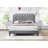 Ava Tufted Velvet Upholstered Low Profile Platform Bed with Nailhead Trim-221735525-221735544