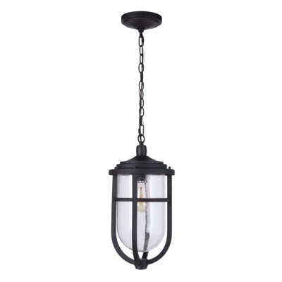 1 - Light Matte Black Single Pendant