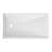 DeerValley 60" x 34" Shower Base in White with Single Threshold, Rectangle Acrylic Alcove Shower Pan for Bathroom, Left Drain Location -110646311-110646312