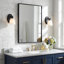 1-Light Modern Ribbed Frosted Glass Wall Sconce-1742350772