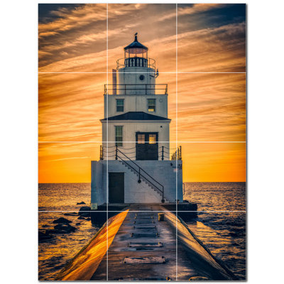 Murale décorative en céramique satinée 6 po x 6 po Langle