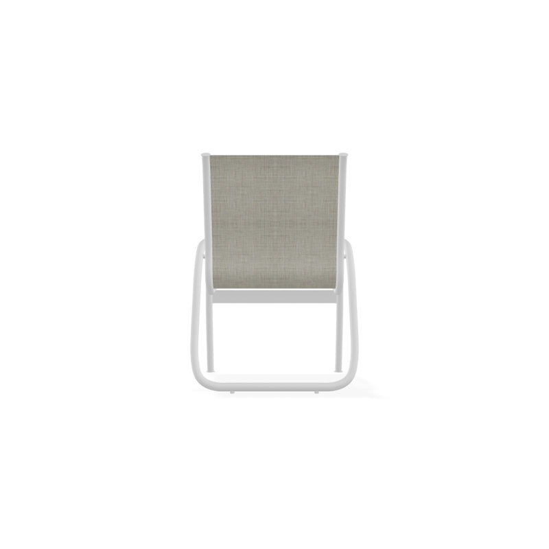 Fauteuil de patio Gardenella, Blanc texturé, Ella