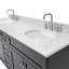 Ensemble de meuble-lavabo double 73 po Partham-67491739