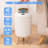 Motion Sensor Trash Can With Lid, 3 Gallon / 11 L Automatic Bathroom Trash Can, Touchless Trash Bin, Smart Plastic Garbage Can With Removable Legs,(White)
