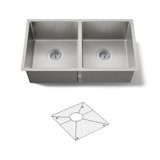 Strive 29-1/2 In. Undermount Double-Bowl Kitchen Sink
