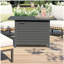 Table de foyer d'extérieur au gaz 25 H x 42 W avec couvercle