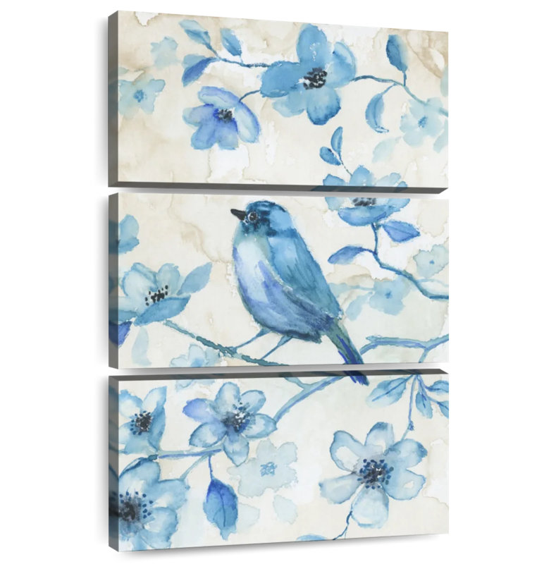 Harnek Bluebird Happiness, 38" H x 24" W