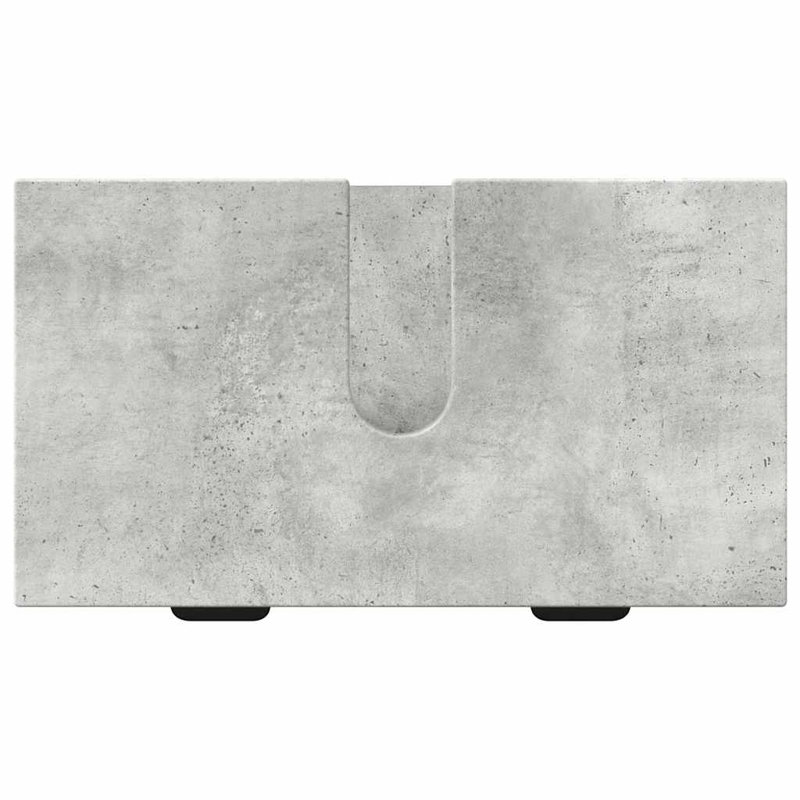Bathroom Storage Furniture Set, Concrete Grey