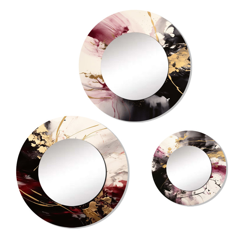 Devanti Metal Round Mirror