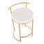 Tabouret de comptoir rond 26 po Ernestine-86192879-86192881