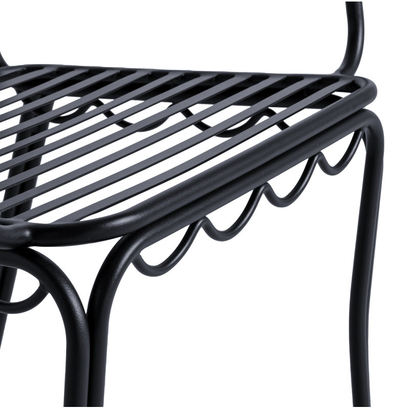 The Alfresco Dining Chair in Antique White, Vintage Black