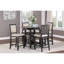 Table de hauteur comptoir 1Pc avec 2X présentoirs de mobilier de style transitionnel-960760810