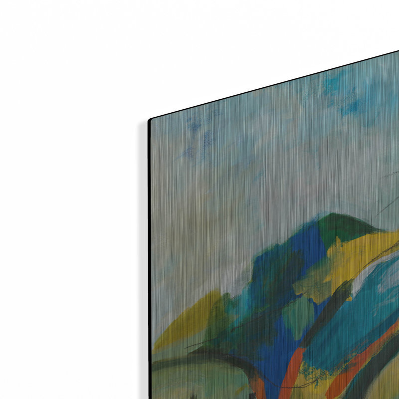 «Lark Manor ™« Alpine No. 1 »par Jan Weiss, art mural en métal, H 12 po x l 12 po