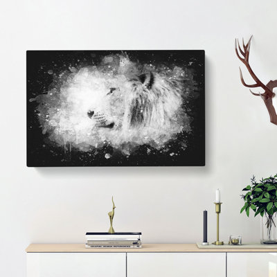 A Lion - Wrapped Canvas