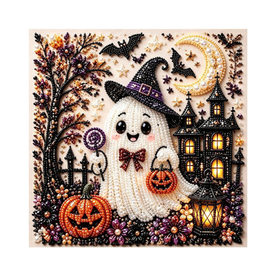 Halloween Decor Halloween Diamond Art Kits For Adults Spooky  Kit   Calming Bead  DIY Fall Home Wall Decor Arts And Crafts  Family Holiday