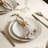Stone Lain Linea 12-Piece Dinnerware Set Stoneware