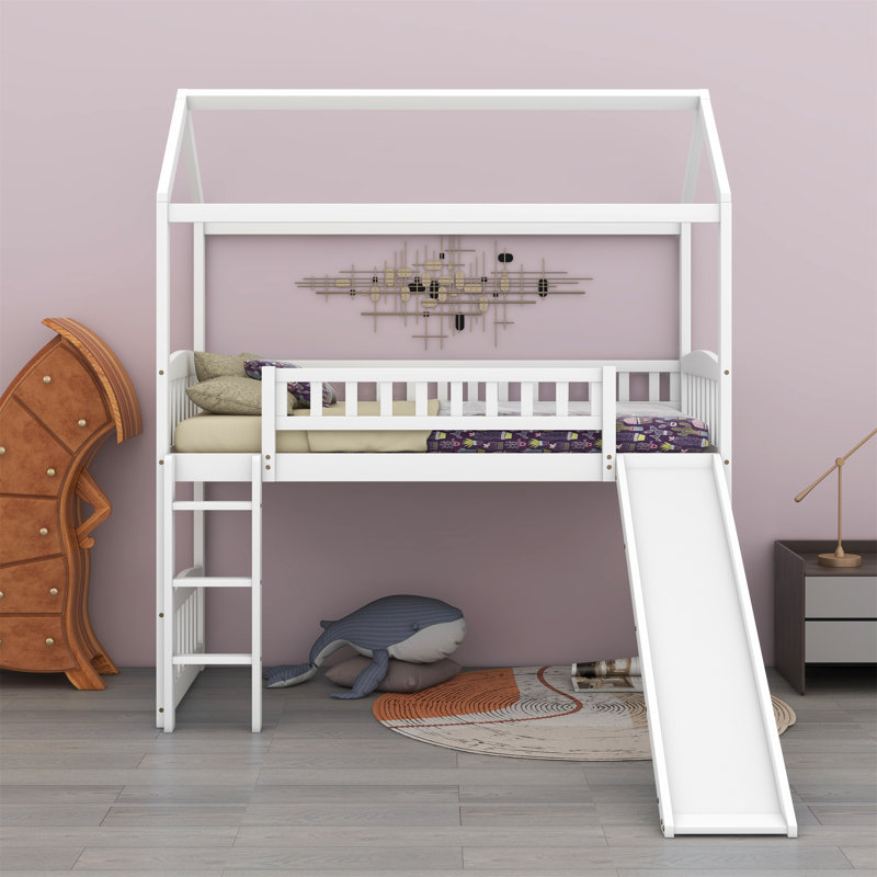 Jette Kids Loft Bed, White