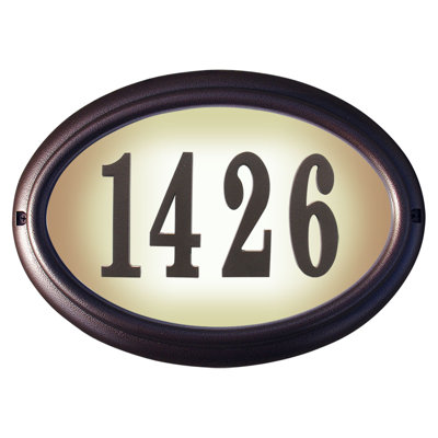 Edgewood Oval Wall Plaque