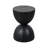 12.2“ Round End Table Coffee Table Black