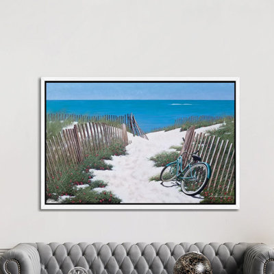 Beach Bike I by Zhen-Huan Lu - Painting on Canvas