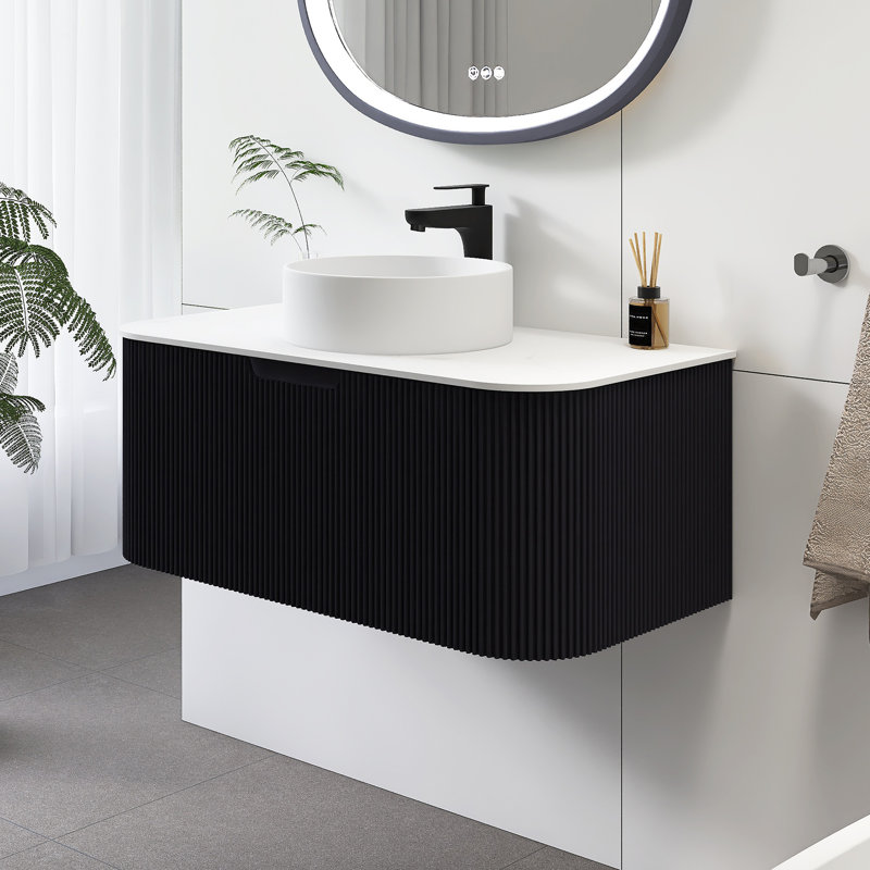 Meuble-lavabo flottant mural 36 po avec lavabo 36 po