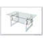 Table basse rectangulaire avec plateau en bois manufacturé, tablette et tiroir