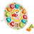 Hape: Learn The Time Bug Puzzle - 13pc Wooden Clock Puzzle, Learning & Shape Sorting Toy, Colourful Chunky Number Pieces, Preschool, Kids Ages 3+