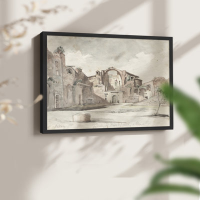 Vintage Sketch Work-XL -Framed Print - Restickable