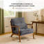 Fauteuil en chenille Mid-Century-134099076