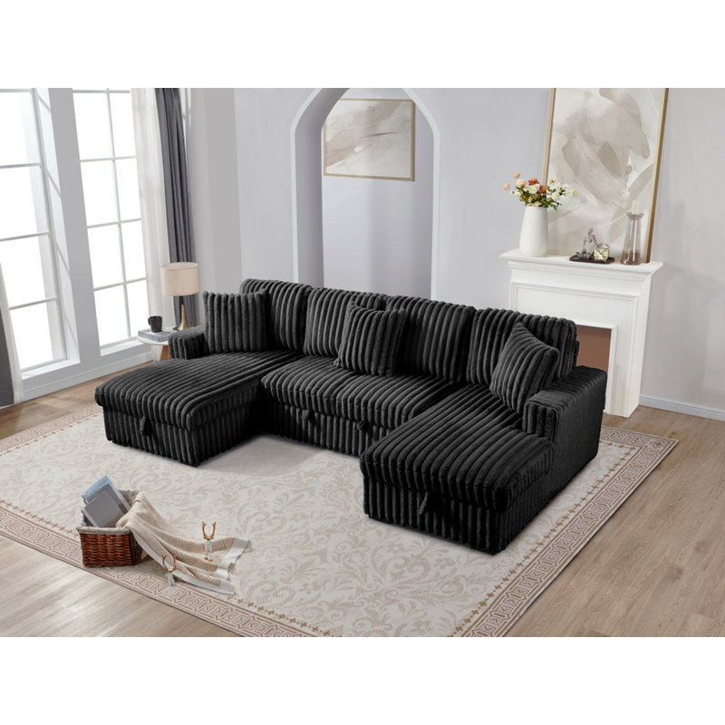 Canapé ST2401, Tissu gris foncé