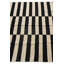 Tapis noir et blanc Newsom