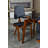 Rectangular Glass Top with Solid Wood Base Dining Table