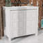 Meuble-lavabo 36 po, meuble-lavabo de ferme avec lavabo en céramique, ensemble de rangement pour salle de bain-580463029