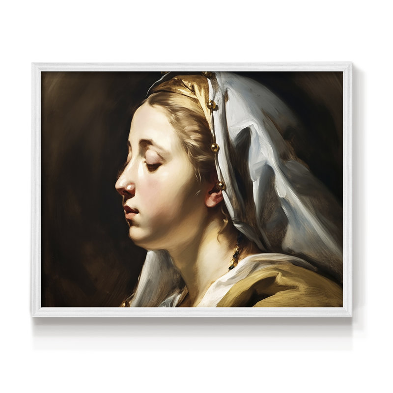 Série religieuse - Impression encadrée - Restickable, 8" H x 10" W, White