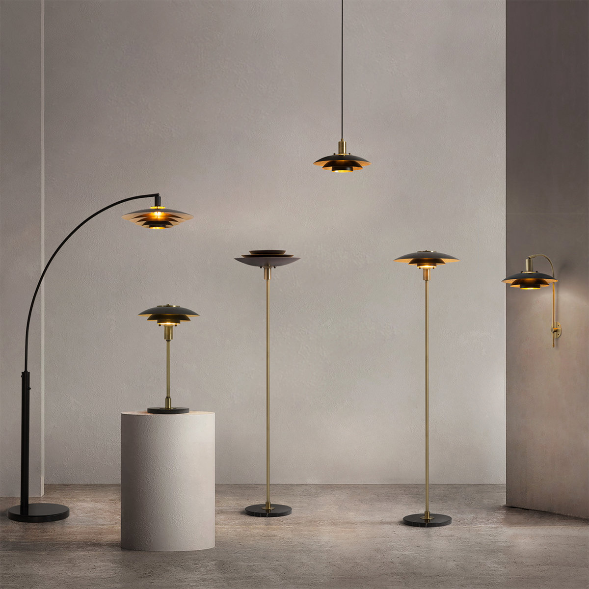 Nova of California Rancho Mirage 1 Light Arc Floor Lamp - 86