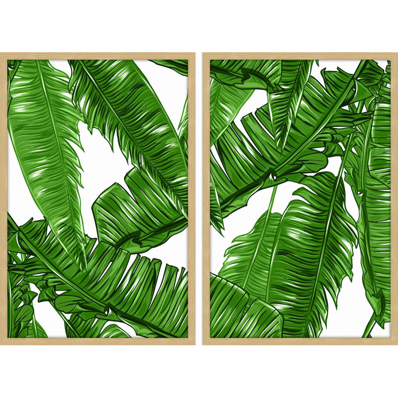 Cadre photo callaway diptych, impression sur papier, Encadré naturel, H 36 po x l 24 po x L 1,5 po