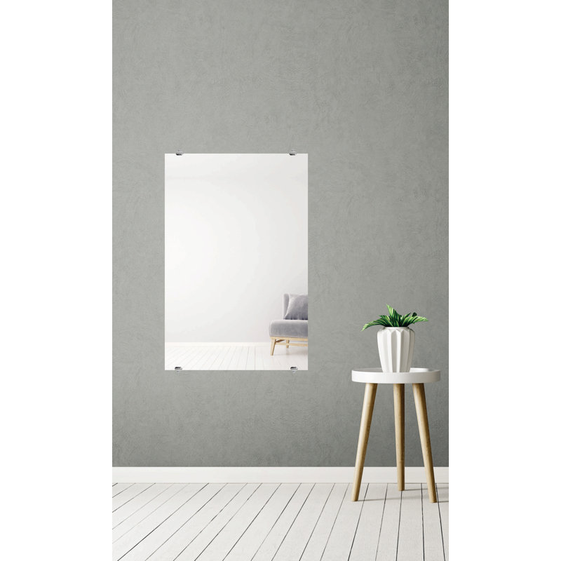 Zarrea Flat Wall Mirror, 30.5" x 46"