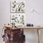 Ensemble de toiles 2 pièces Neutral Earth Tones Abstraction, design par June Erica Vess-1542147549