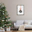 Art mural en toile de Noël avec babioles de Noël encadrées, conception par Martina Pavlova-546259984-546259985