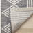 Rahman Collection Grey White Indoor/Outdoor Area Rug-1229134872