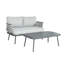 Ensemble de causeuse et table Modern-130377186