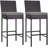 Aize Steel Outdoor 27.5'' Bar Stool with Cushion