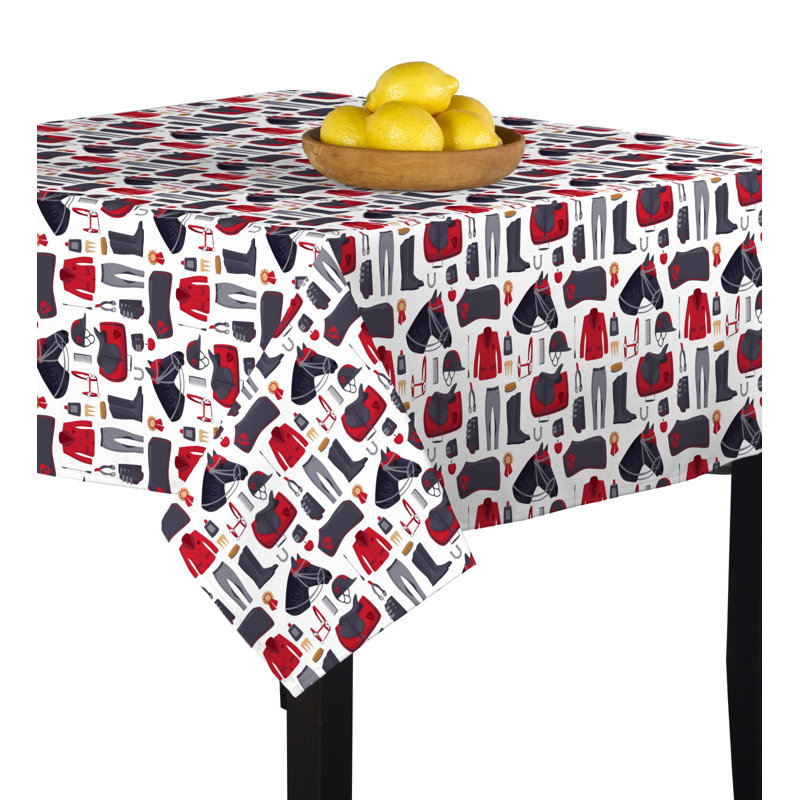 Callie Geometric Square Tablecloth, 84" L x 84" W