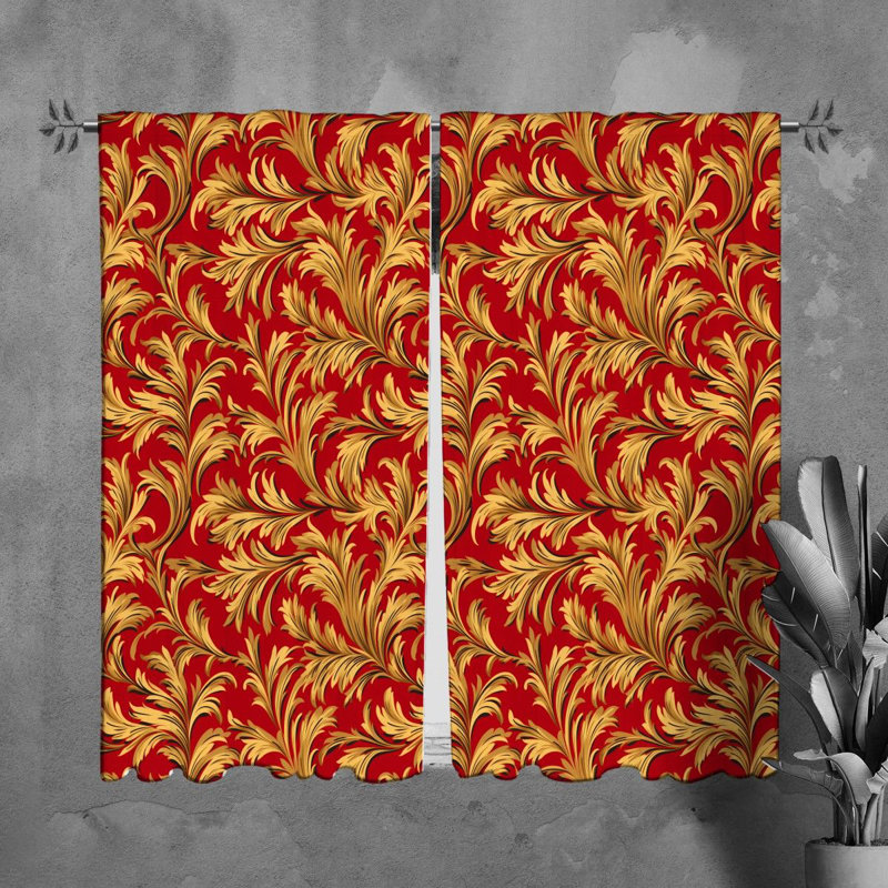 Paire de rideaux obscurcissant en polyester Natesha, L 20 po x L 82 po