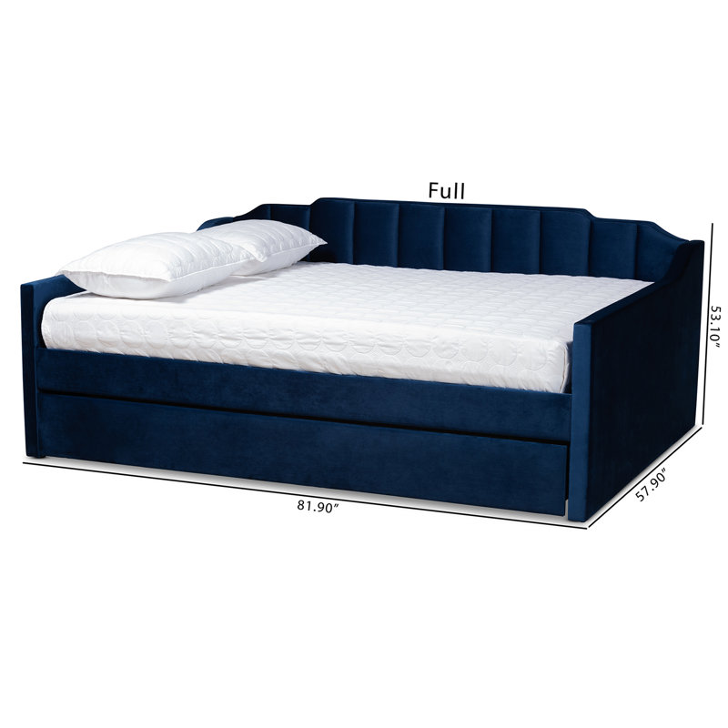 Callao Upholstered Daybed, Full, Blue